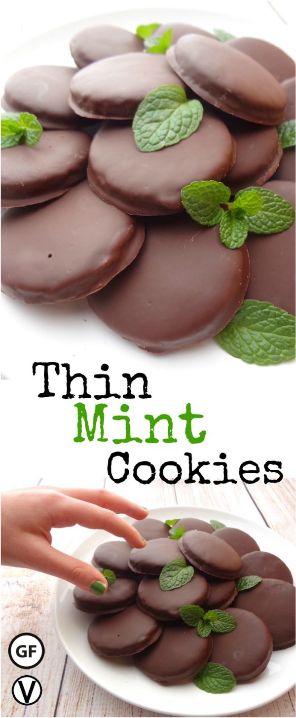 Gluten-Free Thin Mint Cookies