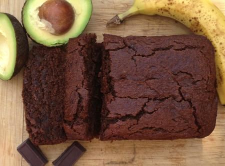 Gluten-Free Vegan Chocolate Avocado Banana Bread