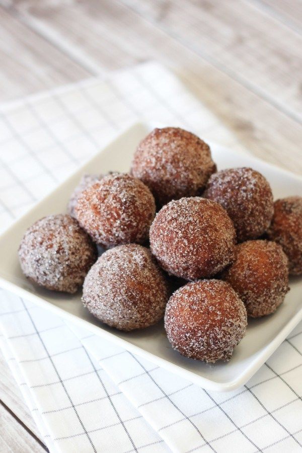 Gluten free vegan cinnamon sugar donut holes