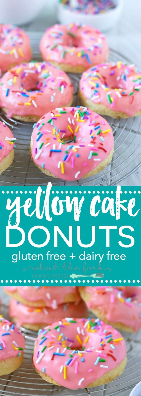 Gluten Free Yellow Cake Donuts