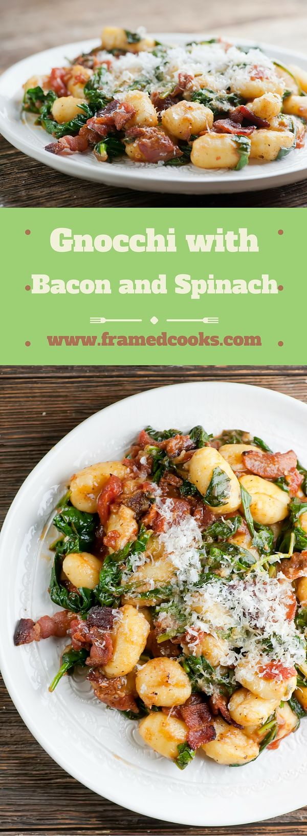 Gnocchi with Bacon and Spinach