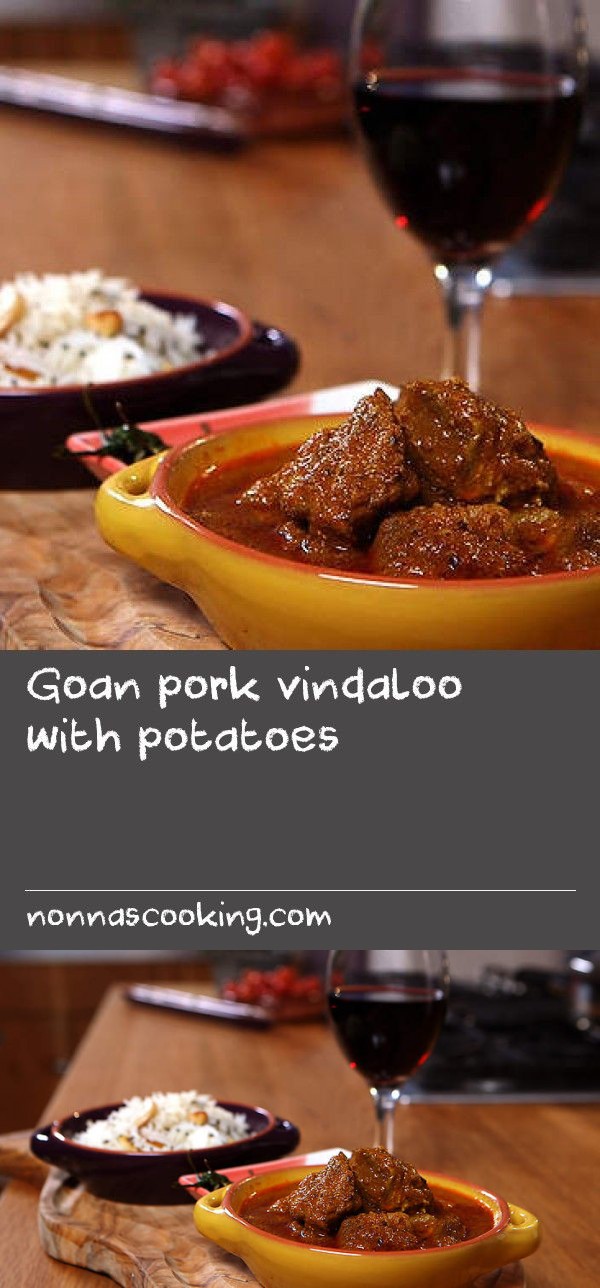 Goan pork vindaloo with potatoes