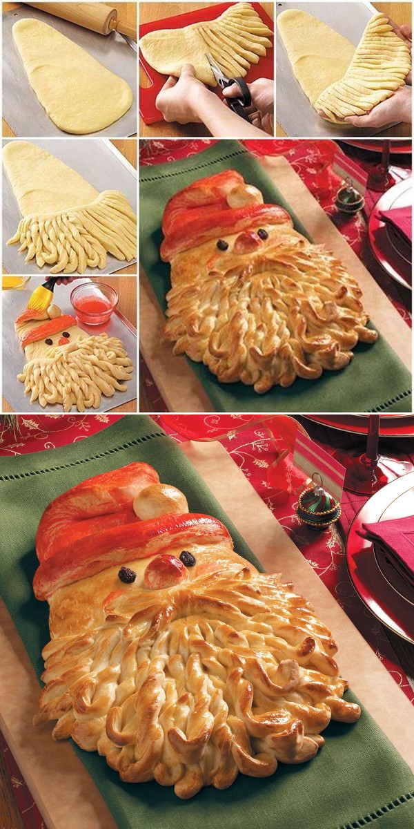 Golden Santa Bread