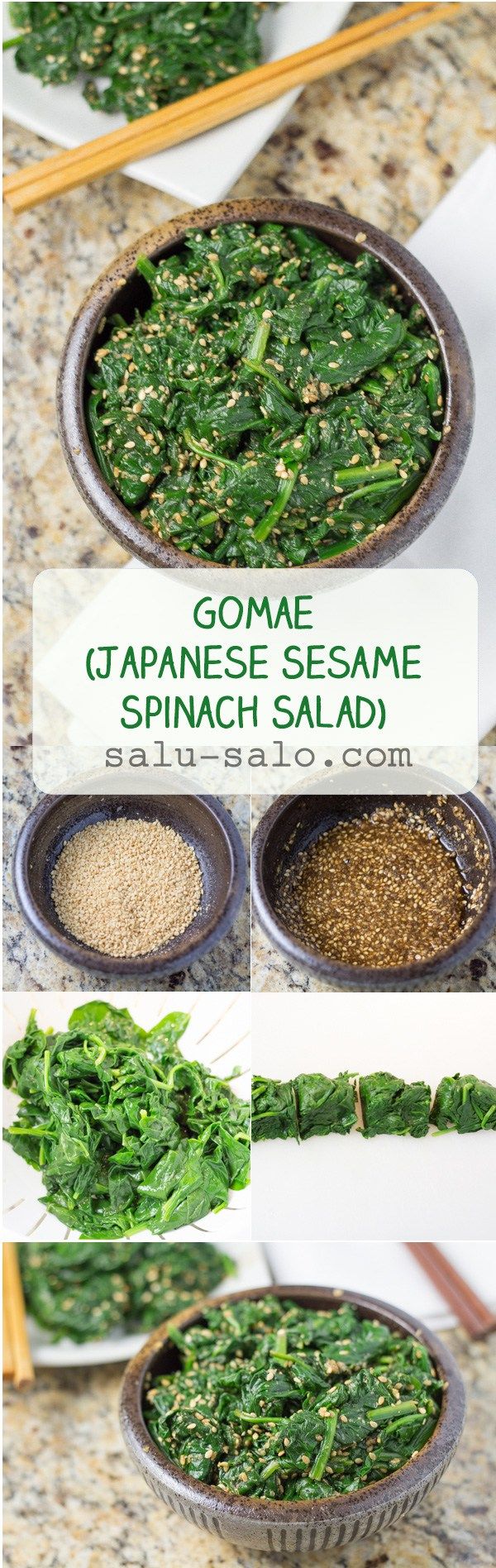 Gomae (Japanese Spinach Salad