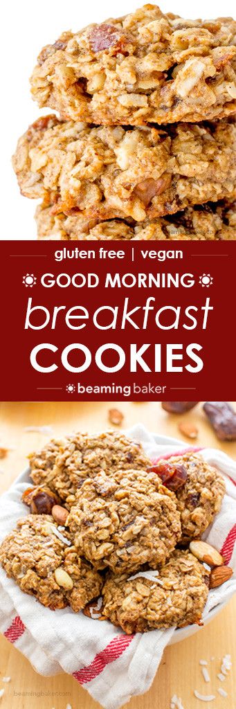 Good Morning Breakfast Cookies (Vegan, Gluten Free