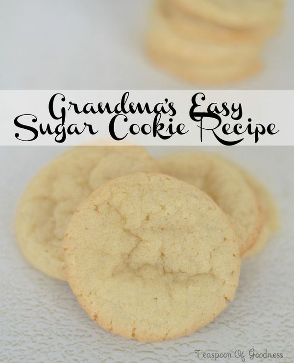 Grandma's Easy Sugar Cookie