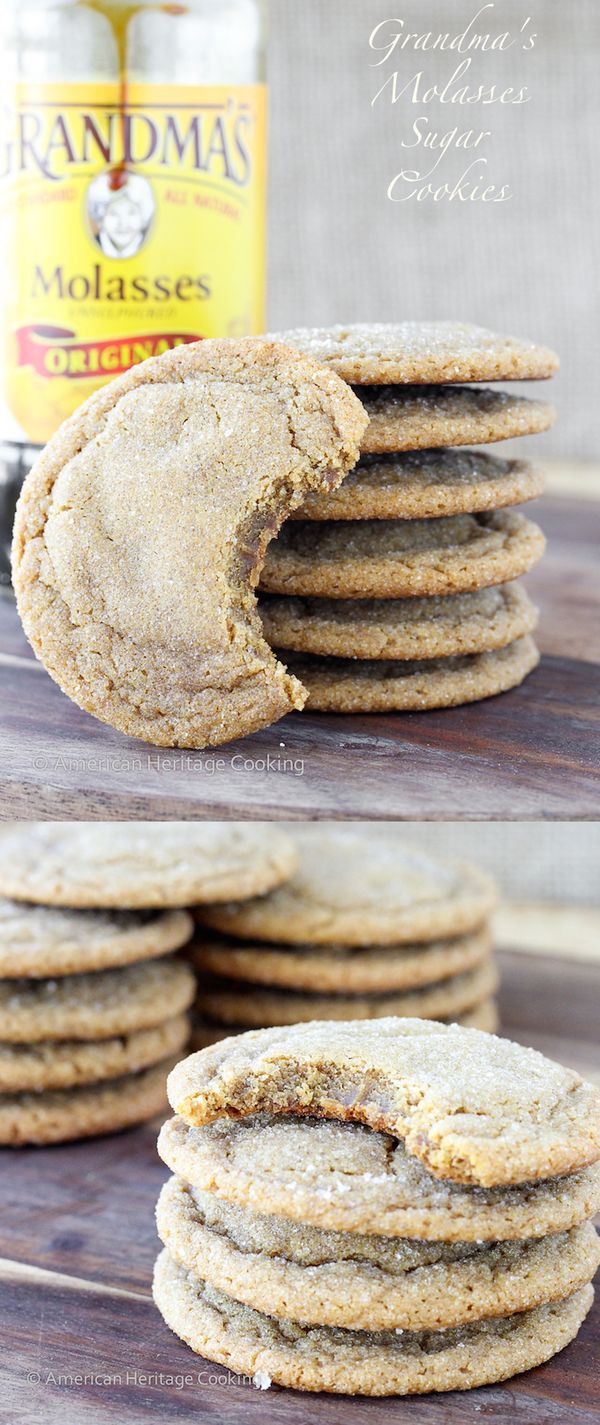 Grandma's Molasses Sugar Cookies