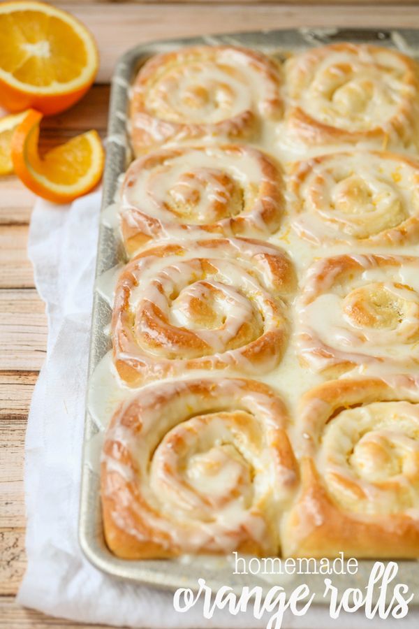 Grandmas Orange Rolls