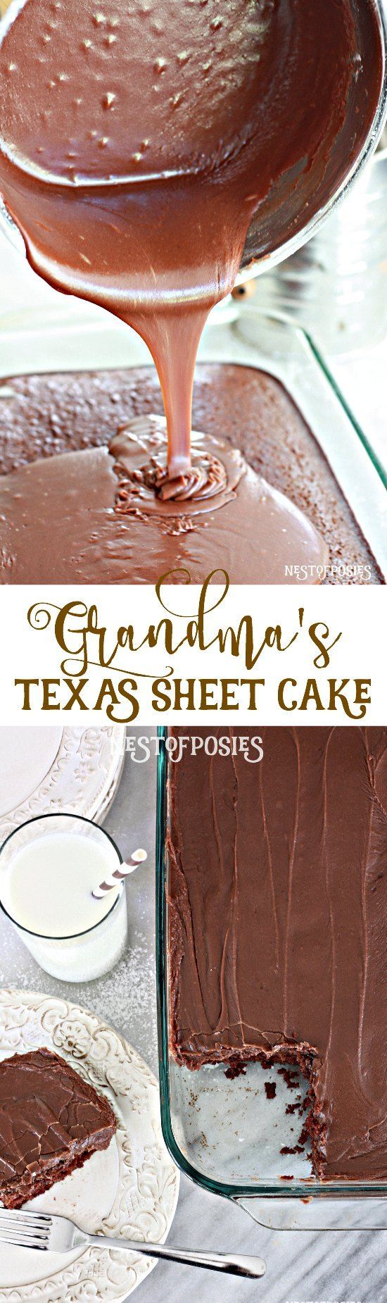 Grandma's Texas Sheet Cake