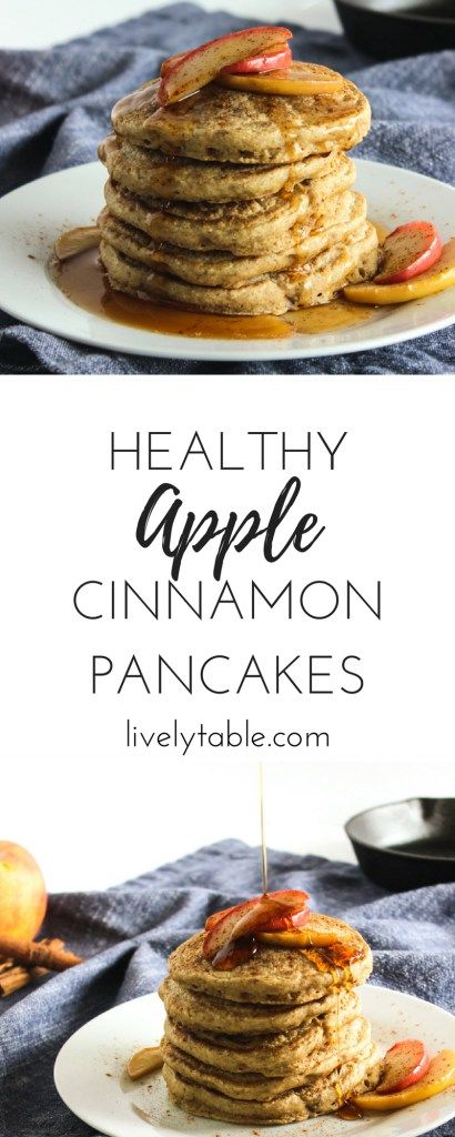 Grandpa’s Healthy Apple Cinnamon Pancakes