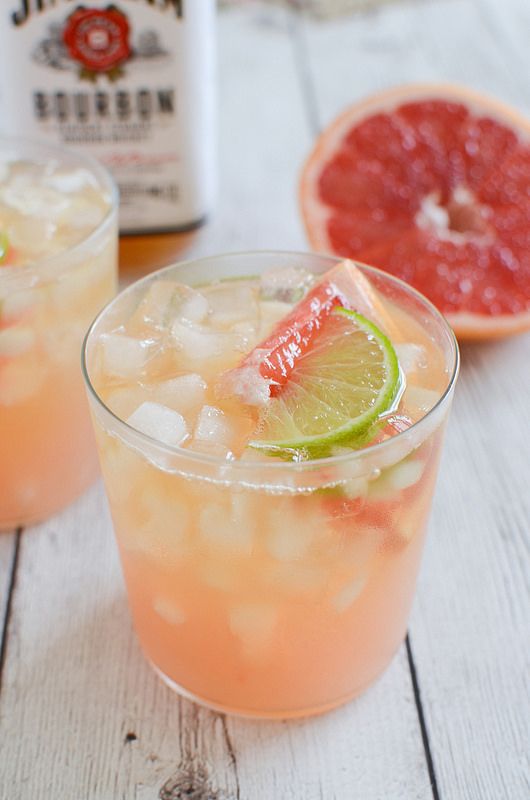 Grapefruit-Ginger Bourbon Sour