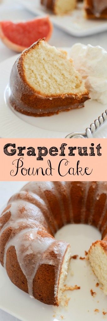 Grapefruit Pound Cake