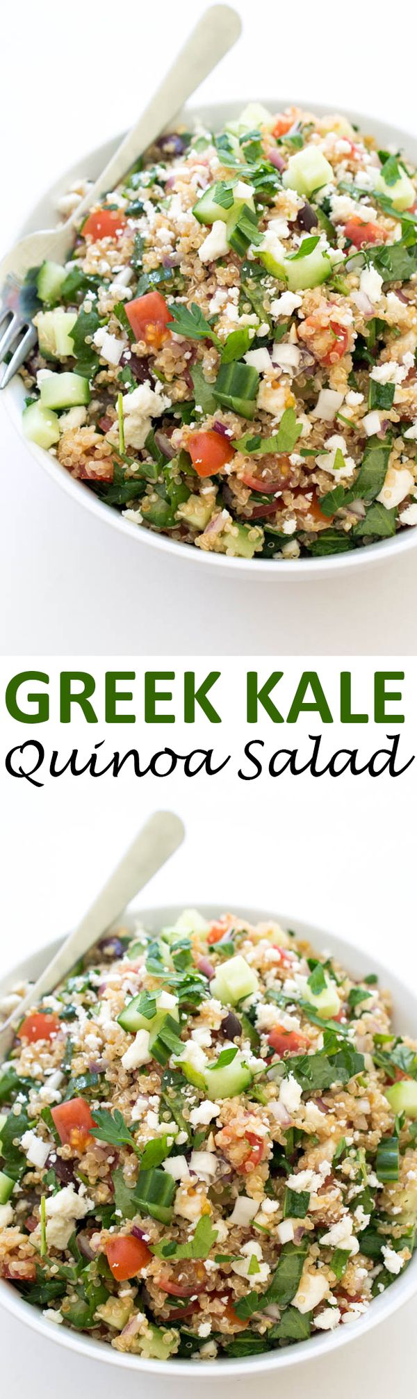 Greek Kale Quinoa Salad