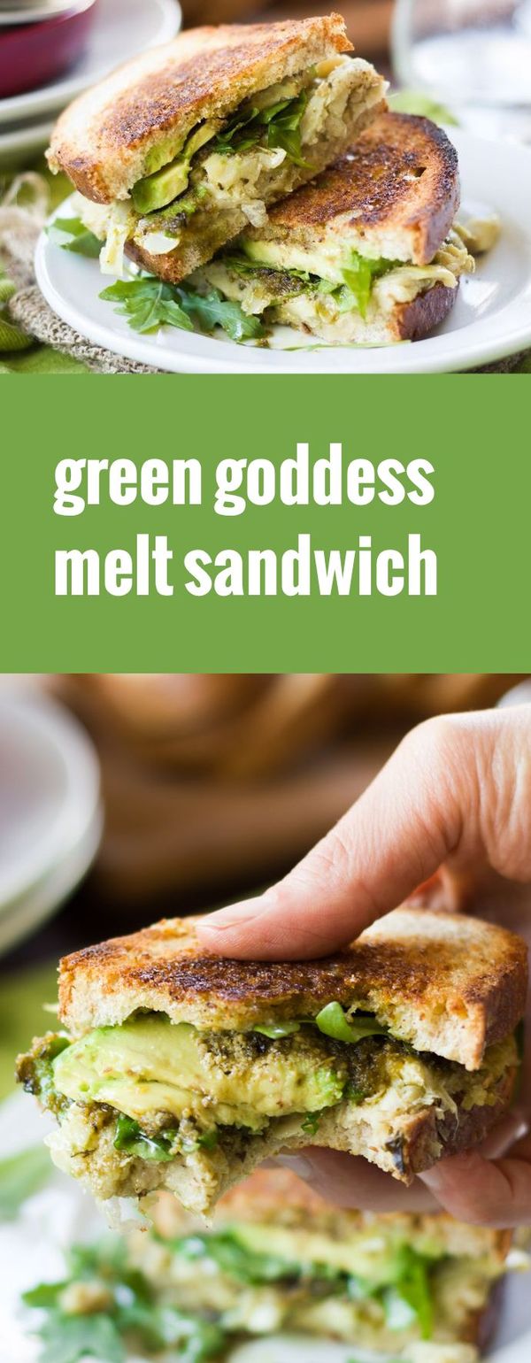 Green Goddess Melt Sandwich