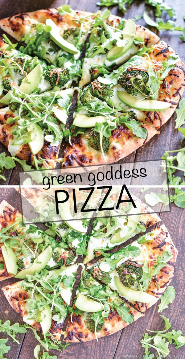 Green Goddess Pizza