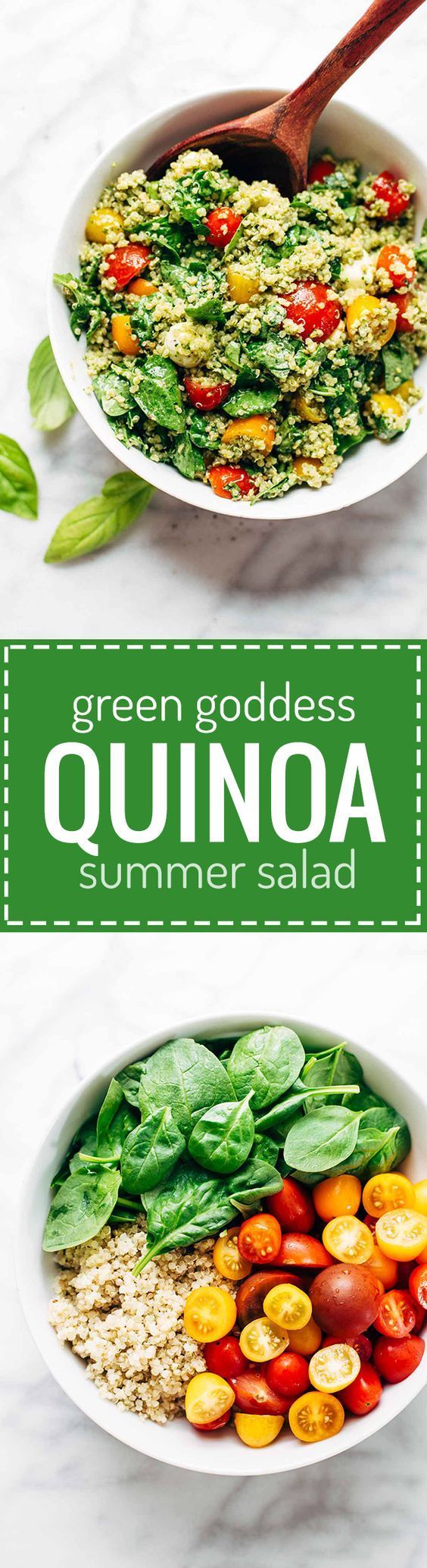 Green Goddess Quinoa Summer Salad