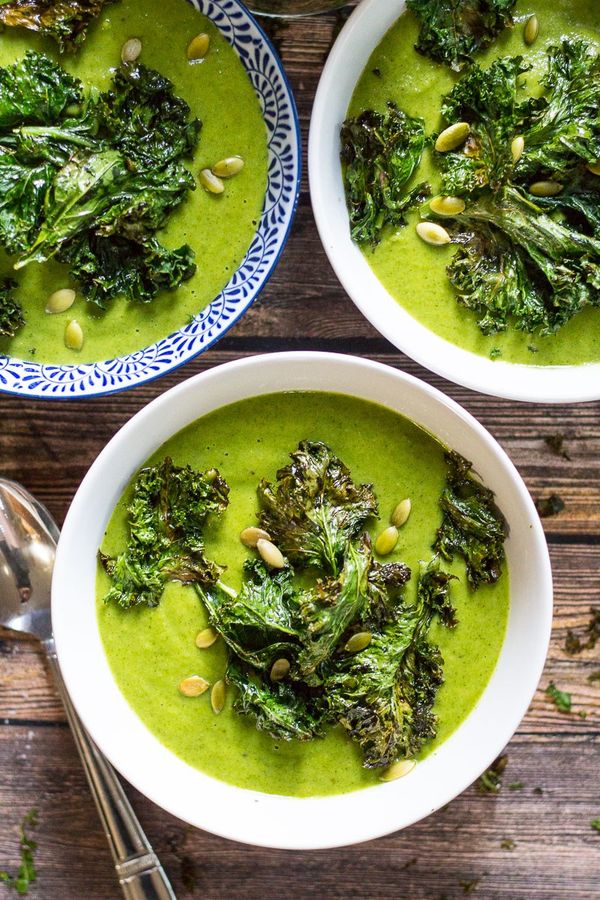 Green Goddess Vegan Broccoli Soup