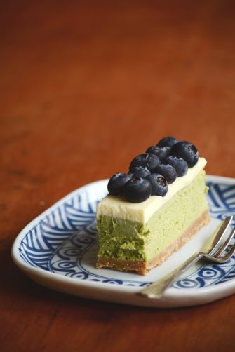 Green Tea And White Chocolate Cheesecake