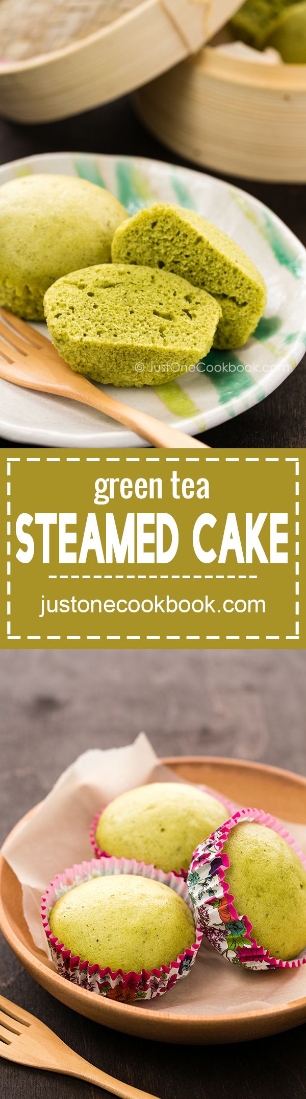 Green Tea Steamed Cake