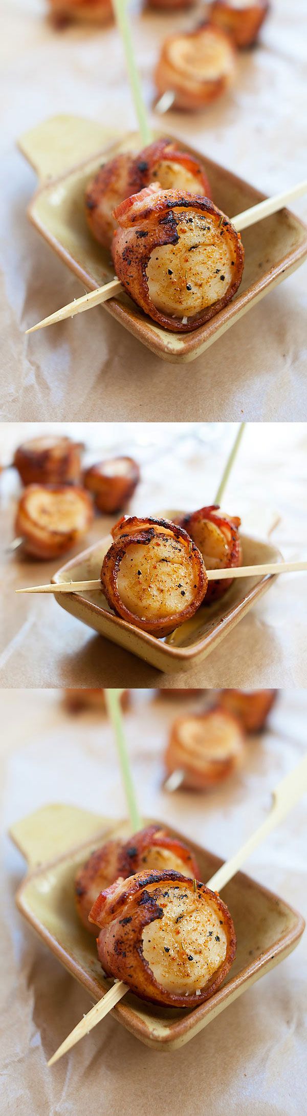 Grilled Bacon-Wrapped Scallops