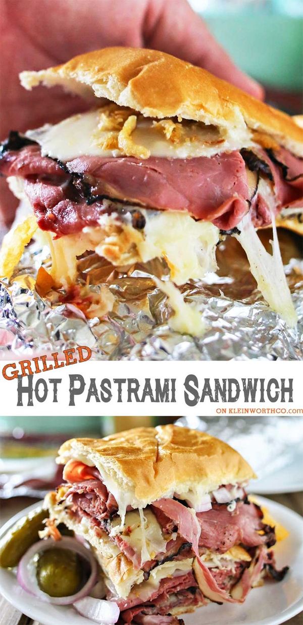 Grilled Hot Pastrami Sandwich