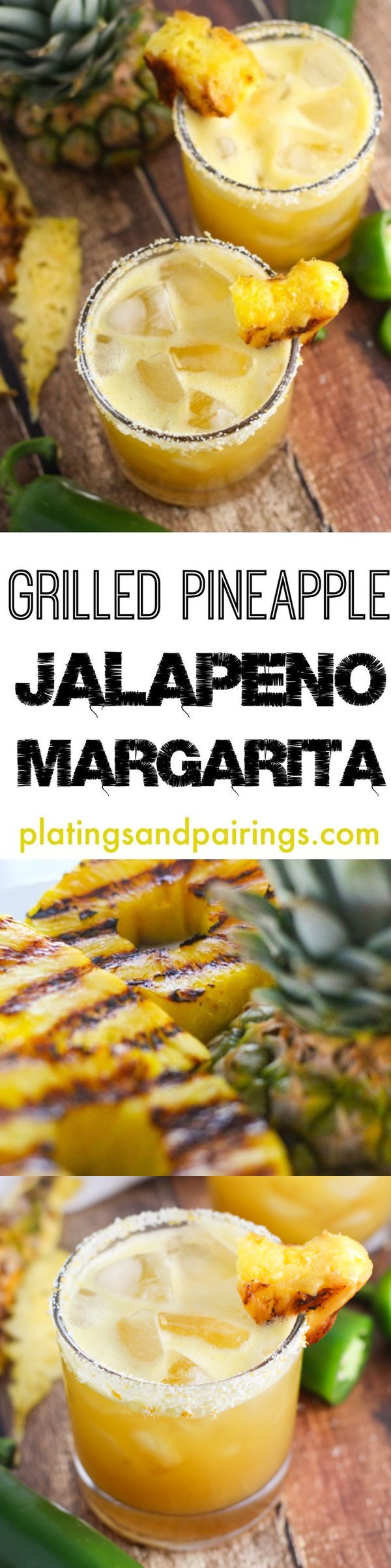 Grilled Pineapple Jalapeno Margarita