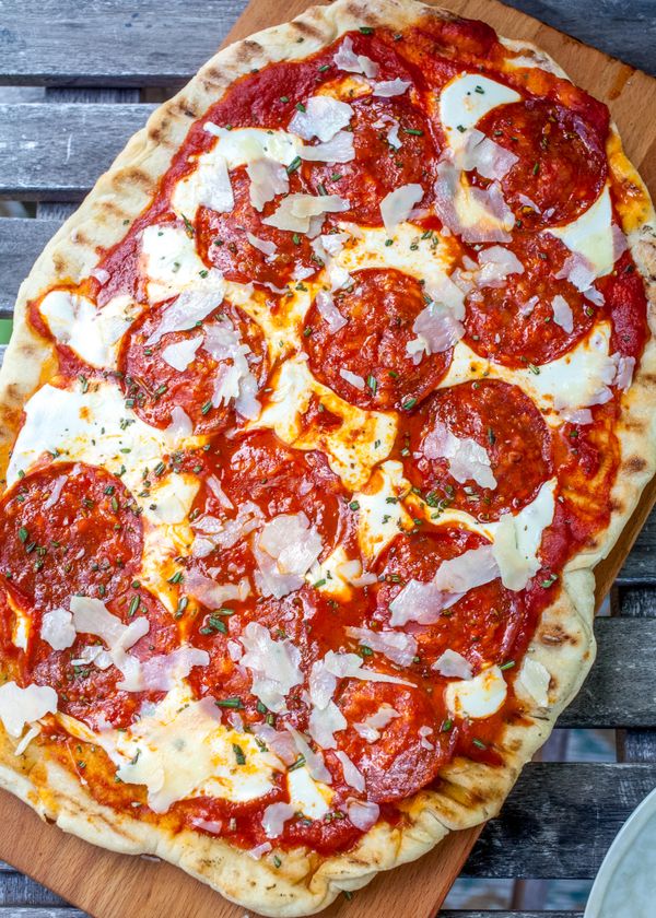 Grilled Pizza