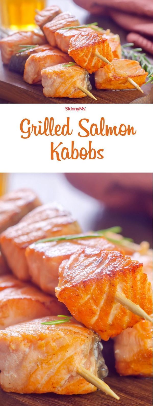 Grilled Salmon Kebobs