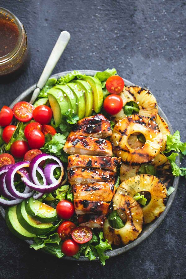 Grilled Teriyaki Chicken Salad