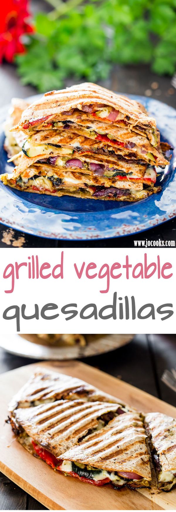 Grilled Vegetable Quesadillas