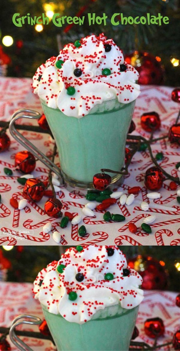 Grinch Green Hot Chocolate