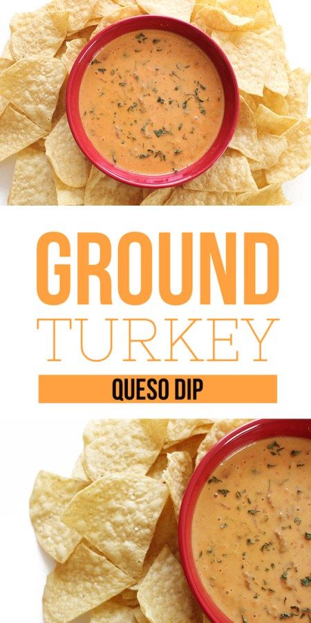 Ground Turkey Queso DIp