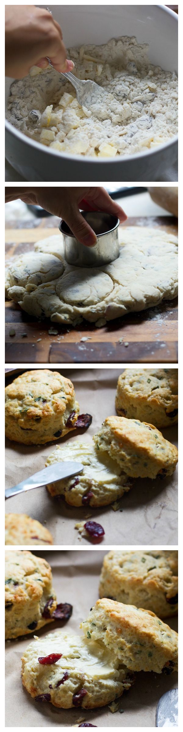 Gruyere, Cranberry and Sage Buttermilk Biscuits