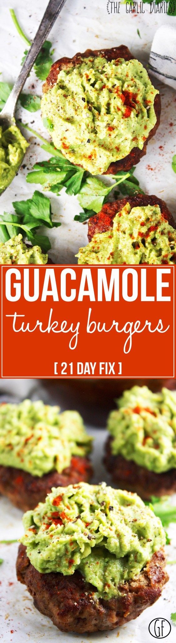 Guacamole Turkey Burgers [21 Day Fix]