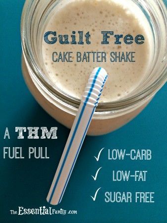 Guilt Free Cake Batter Shake (FP