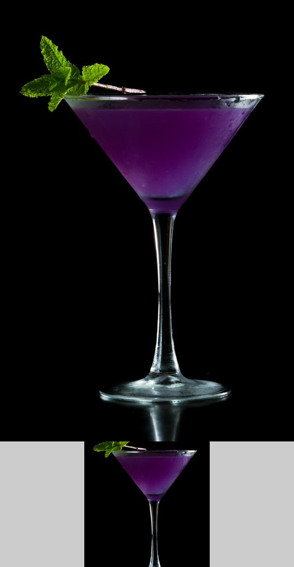 Halloween Cocktail- Purple Martini