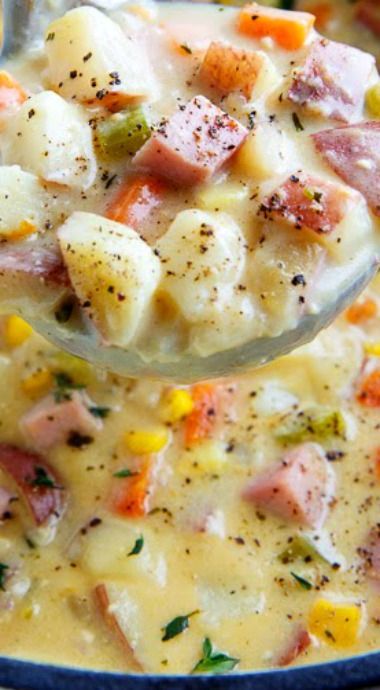 Ham and Potato Corn Chowder