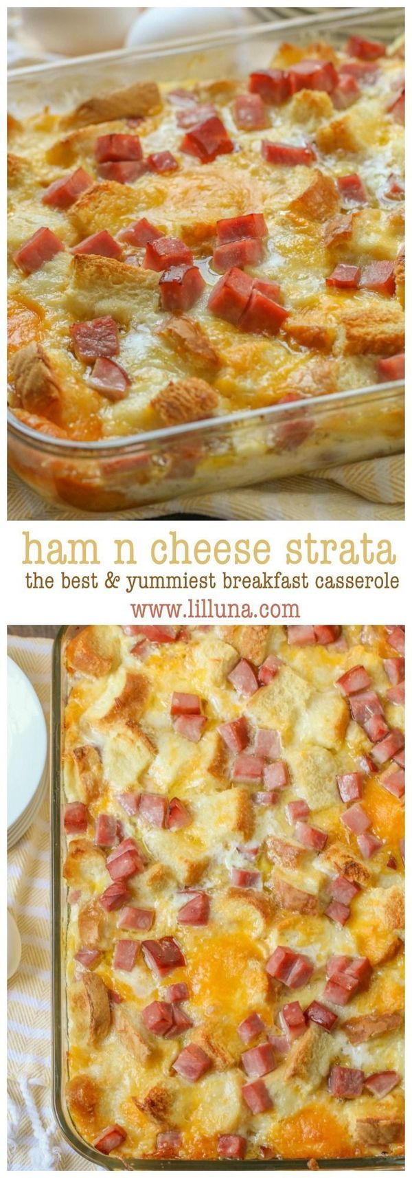 Ham N Cheese Strata