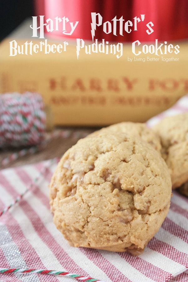 Harry Potter's Butterbeer Pudding Cookies - Sugar & Soul