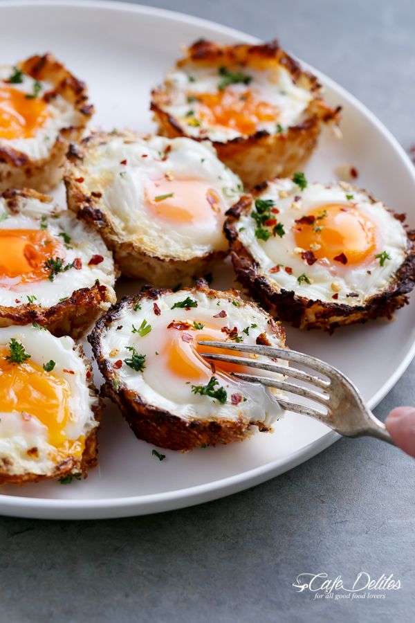 Hash Brown Egg Cups (Low Carb + Gluten Free