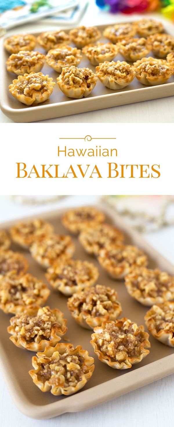 Hawaiian Baklava Bites