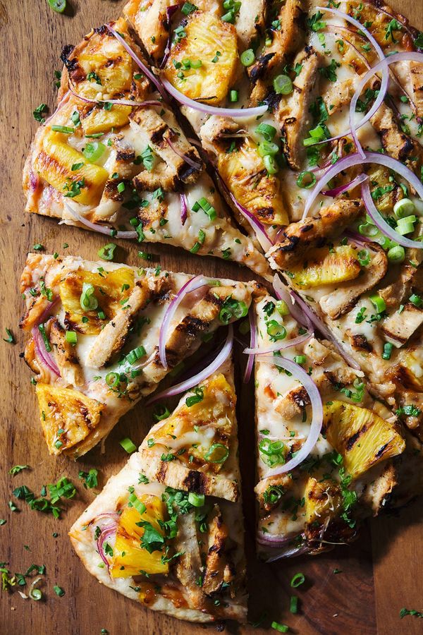 Hawaiian Grilled Chicken Pizza