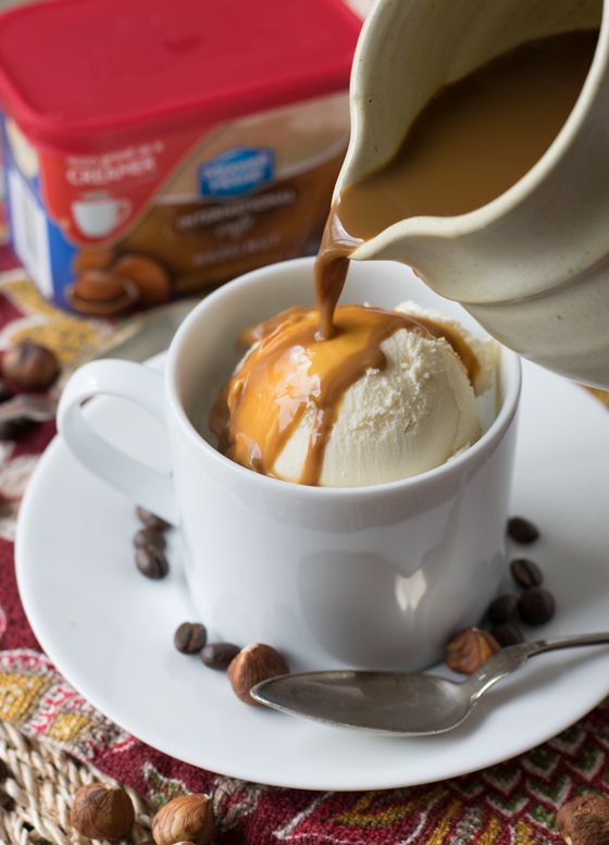 Hazelnut Affogato