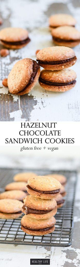 Hazelnut Chocolate Sandwich Cookies adapted from Donna Hay