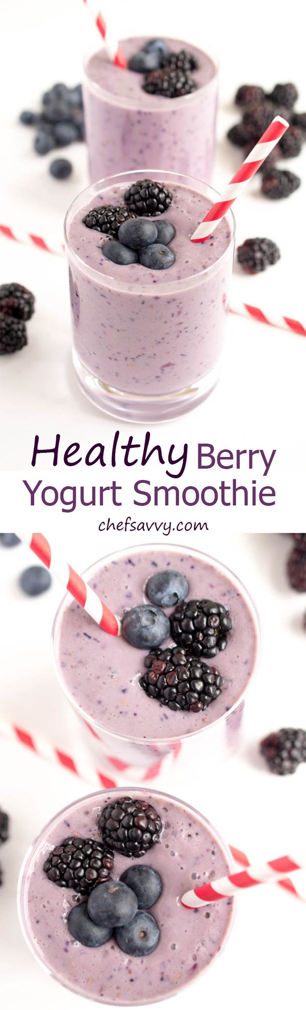 Healthy Berry Yogurt Smoothie