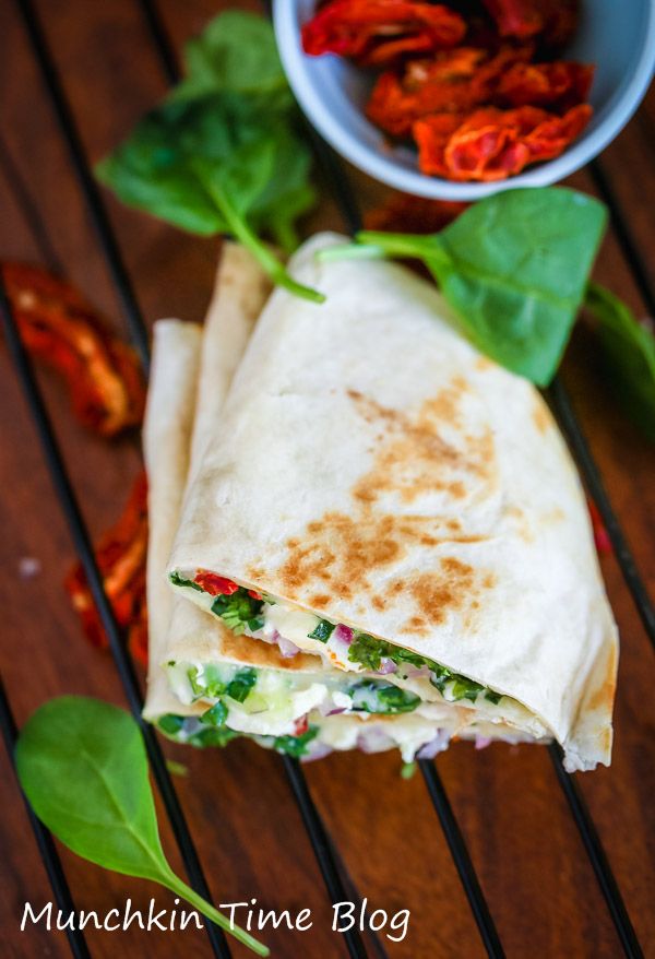 Healthy Greek Quesadilla