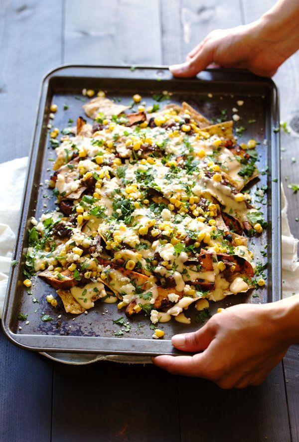 Healthy Grilled Sweet Potato Nachos