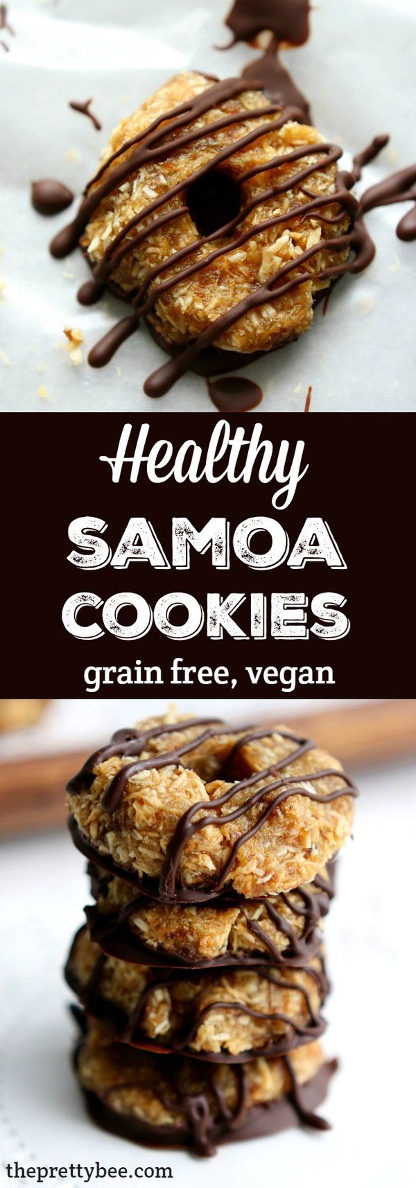 Healthy No-Bake Cookies (Grain Free, Vegan