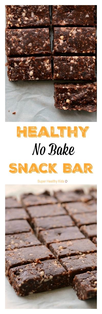 Healthy No Bake Snack Bar