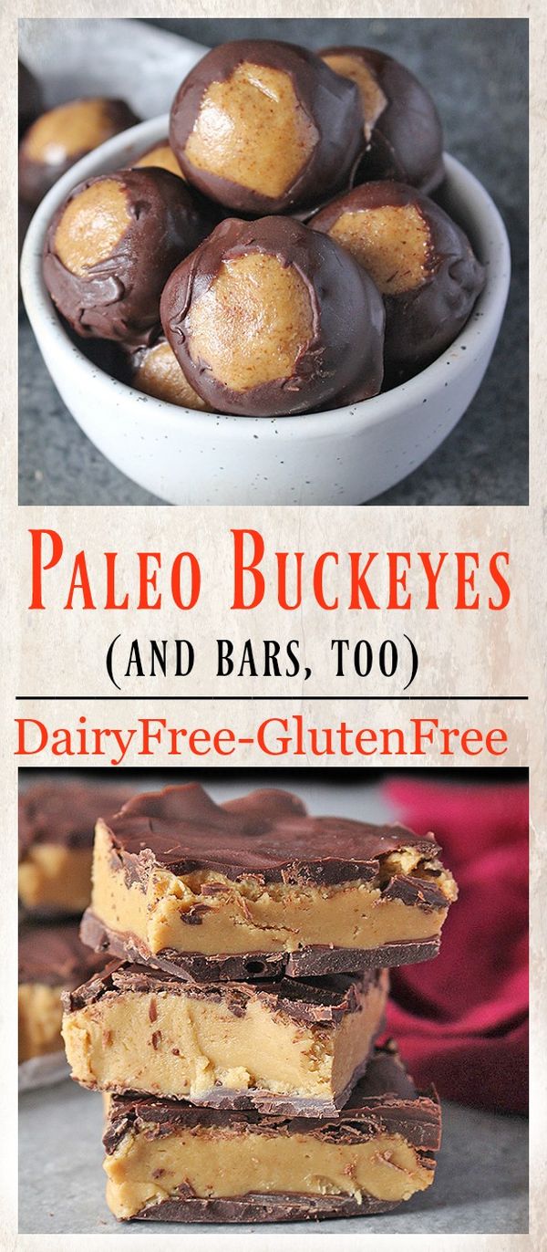 Healthy Paleo Buckeyes